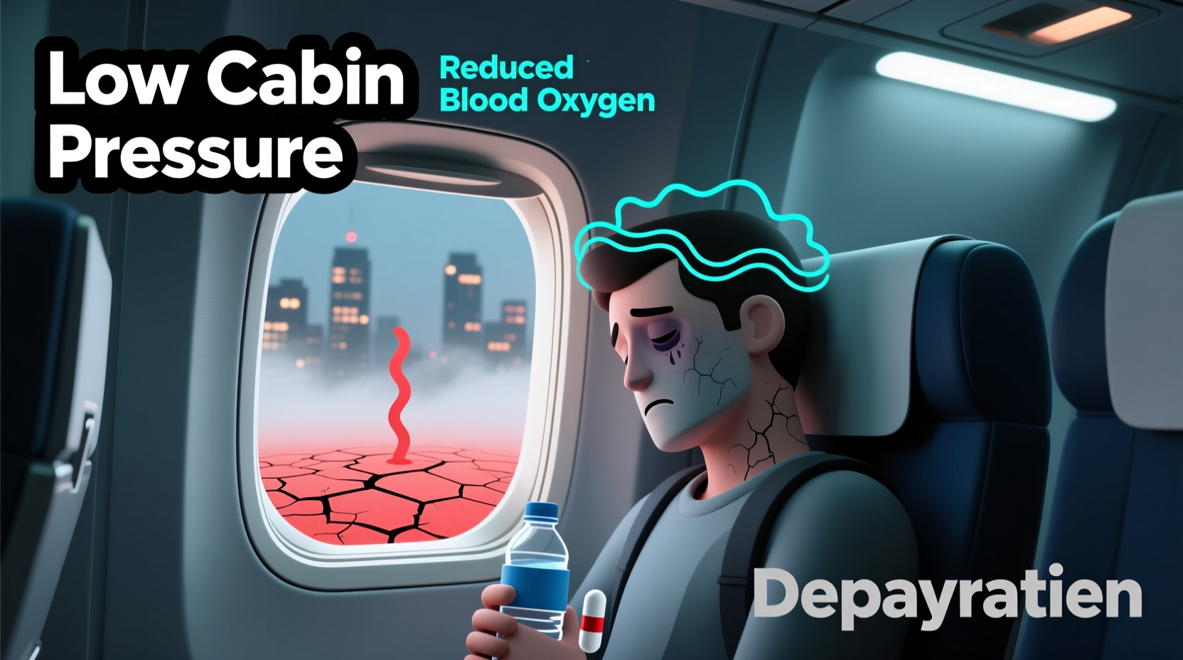 why does my hangover feel worse on planes