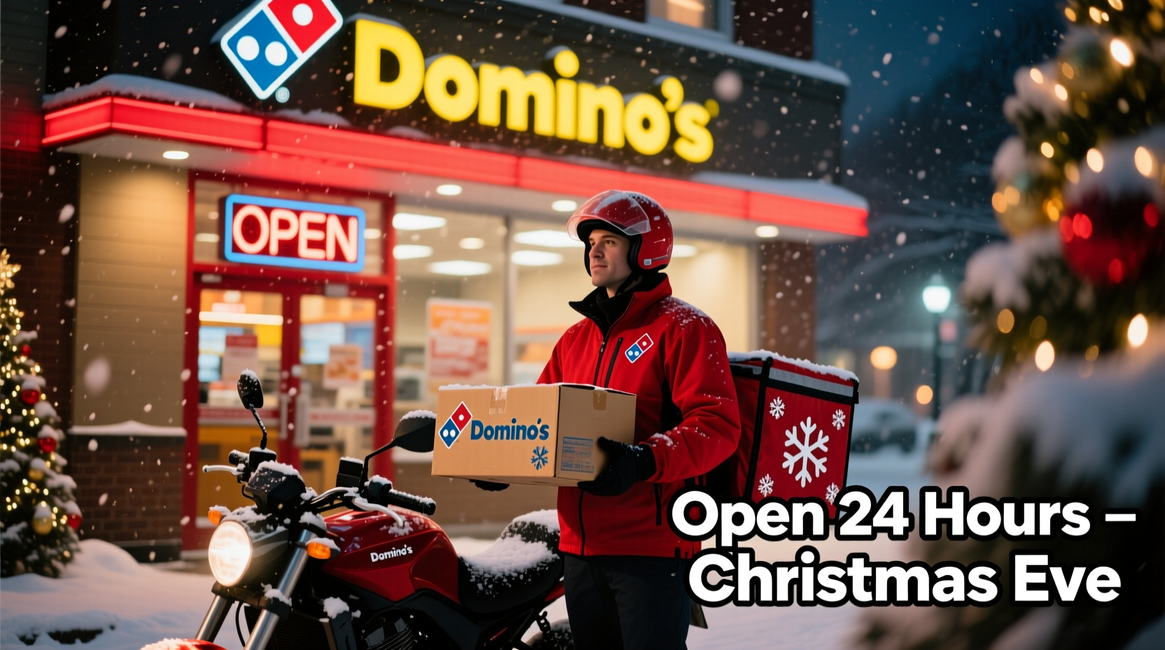 is dominos open christmas eve
