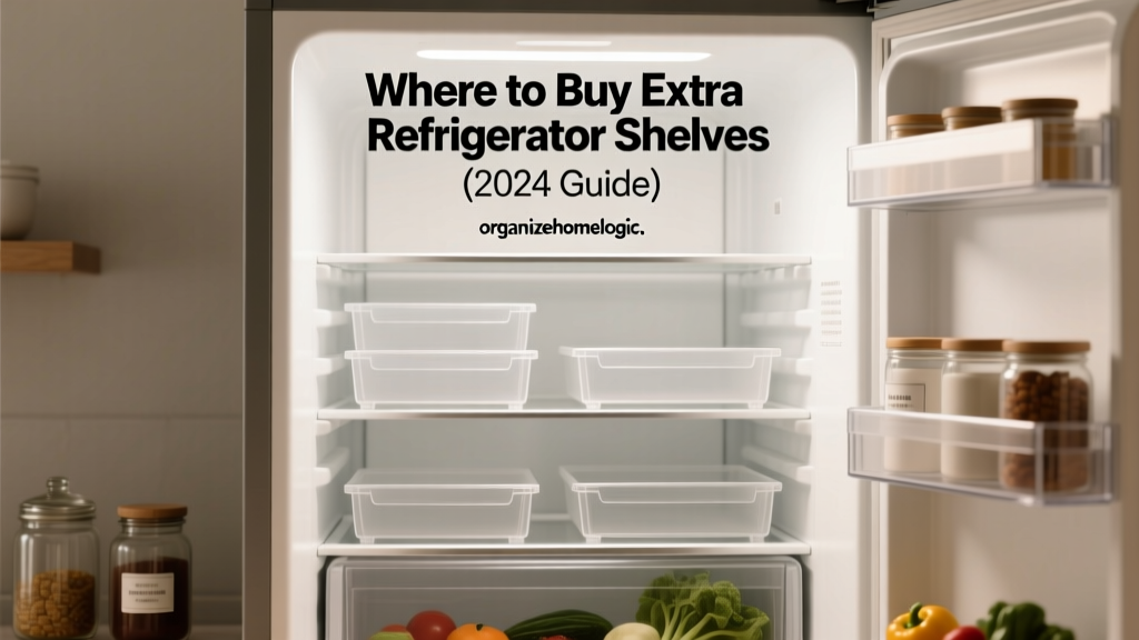 Where to Buy Extra Refrigerator Shelves (2024 Guide)