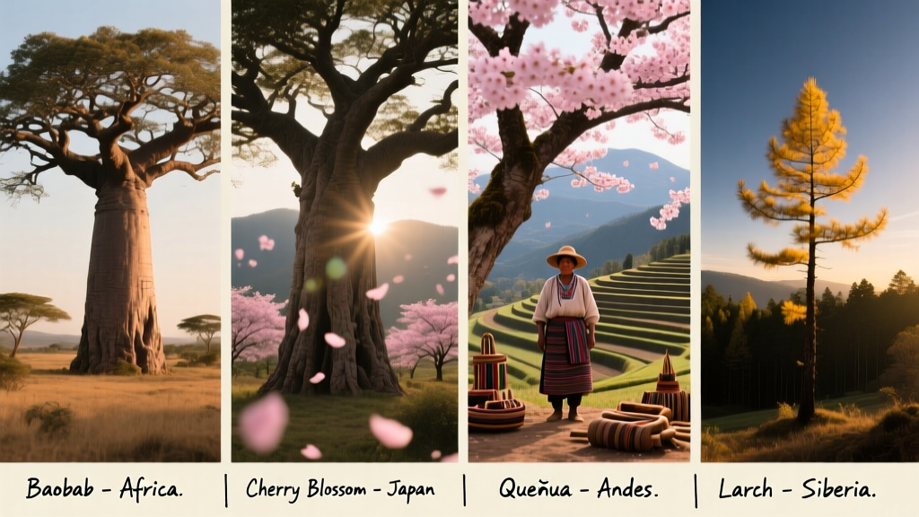 Trees Around The World: Living Landmarks, Cultural Anchors, and Climate Sentinels