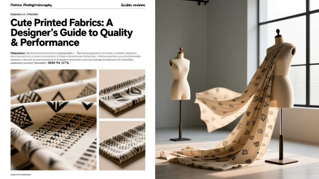 Cute Printed Fabrics: A Designer’s Guide to Quality & Performance