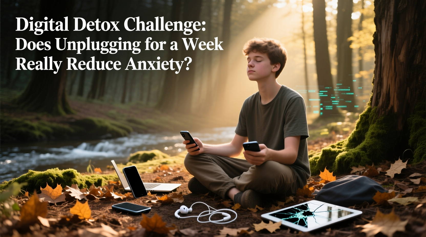 digital detox challenge does unplugging for a week really reduce anxiety