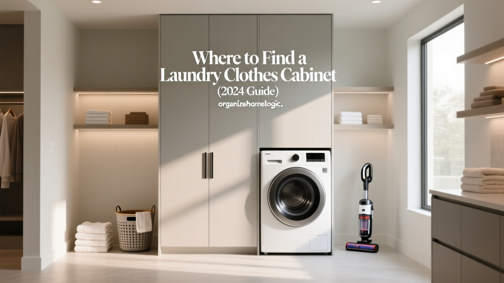 Where to Find a Laundry Clothes Cabinet (2024 Guide)
