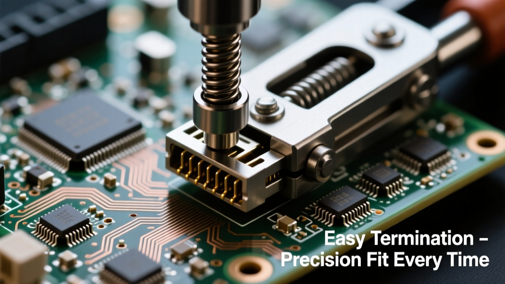 Compression Tool Easily Terminates Connectors: Precision, Reliability, and Signal Integrity in High-Speed Interconnects