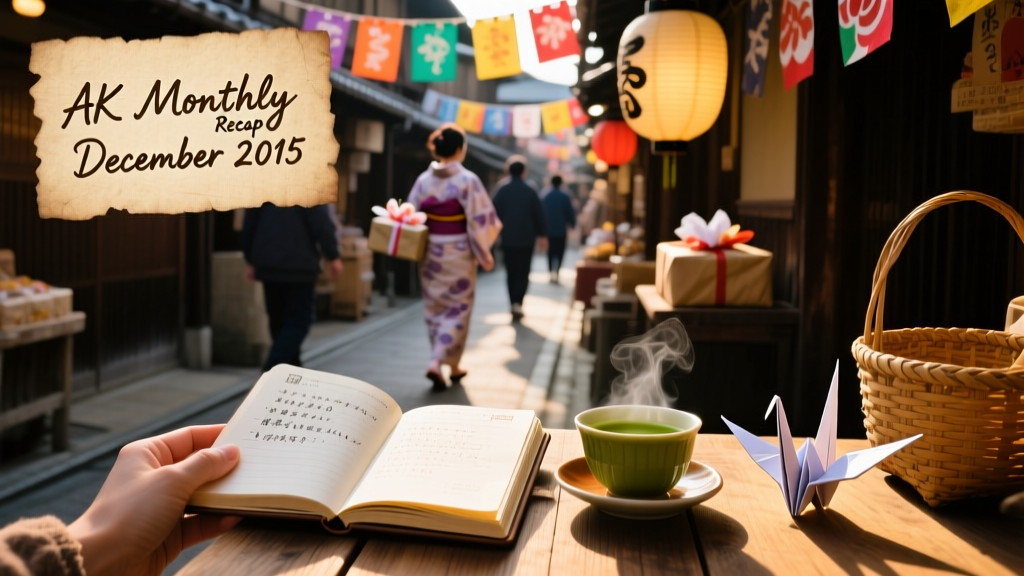 Ak Monthly Recap: December 2015 — A Month of Light, Legacy, and Logistical Shifts