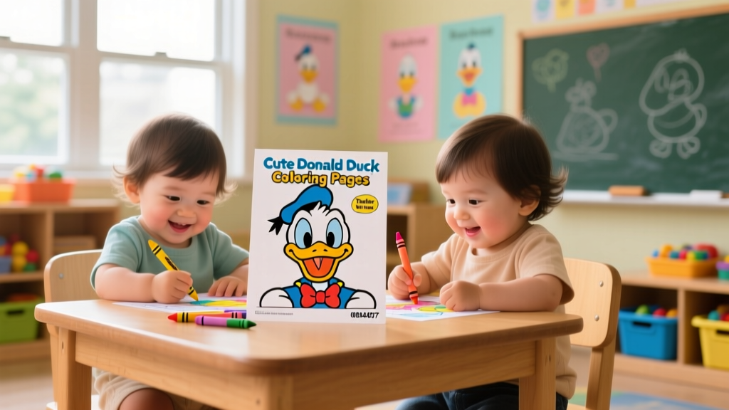 Cute Donald Duck Coloring Pages Toddlers Will Love: Developmental Benefits, Age-Appropriate Design, and Practical Tips for Parents