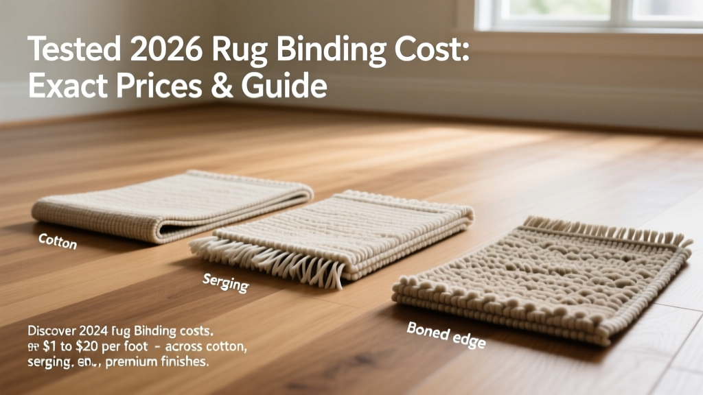 Tested 2026 Rug Binding Cost: Exact Prices & Guide