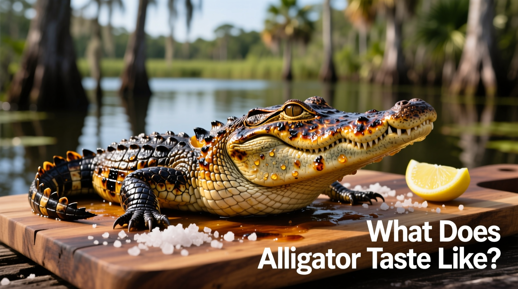 Alligator Taste: Mild Chicken-Pork Hybrid with Briny Notes
