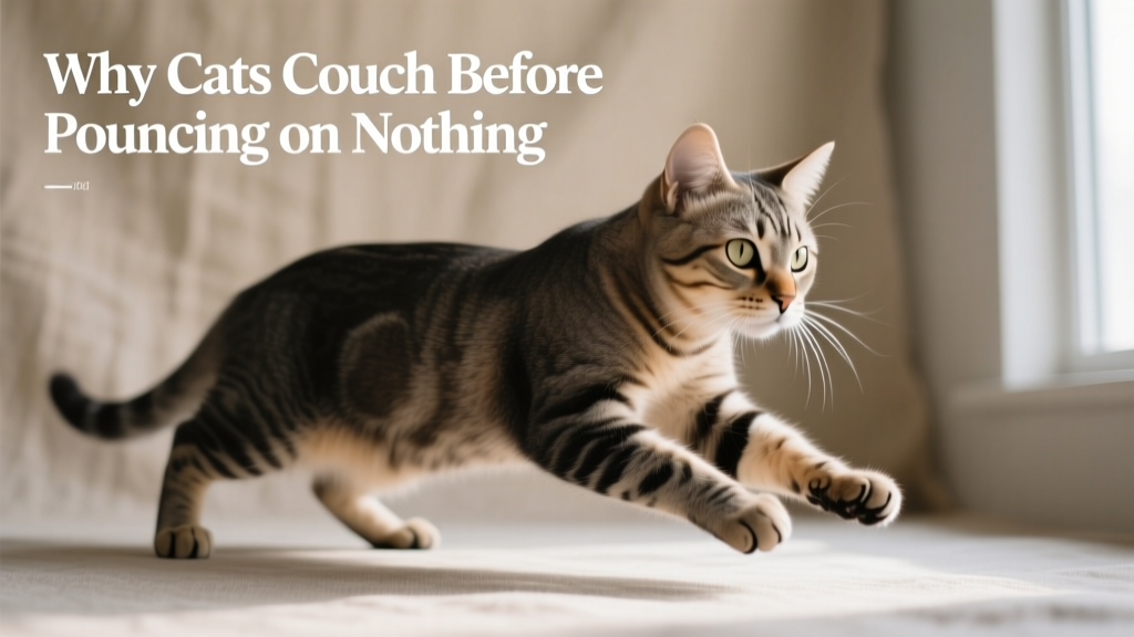 Why Cats Crouch Before Pouncing on Nothing