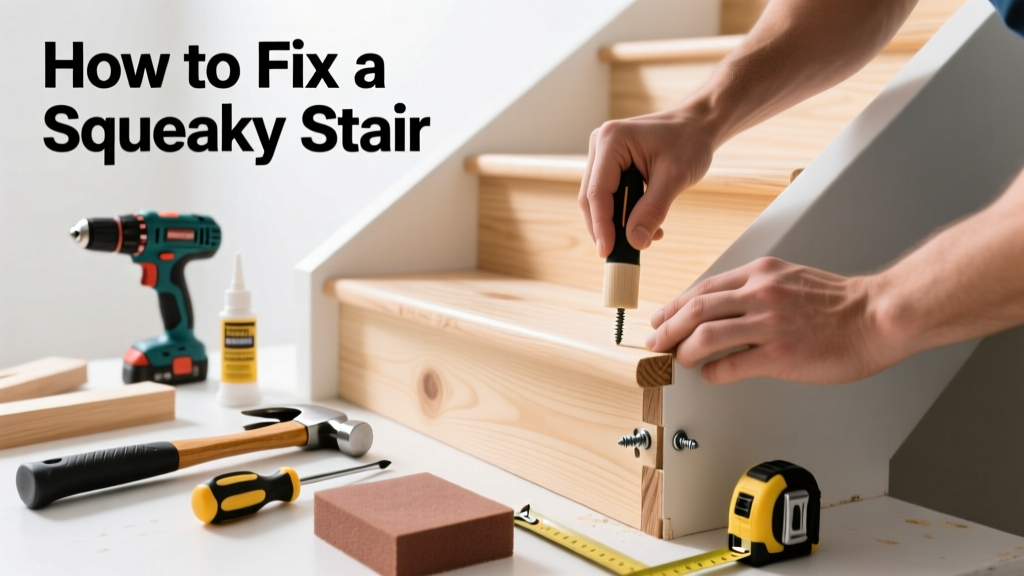 How to Fix a Squeaky Stair: DIY Repair Guide