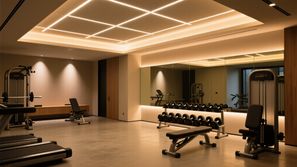 Home Gym Lighting: High-CRI & High-Lumen Density Guide