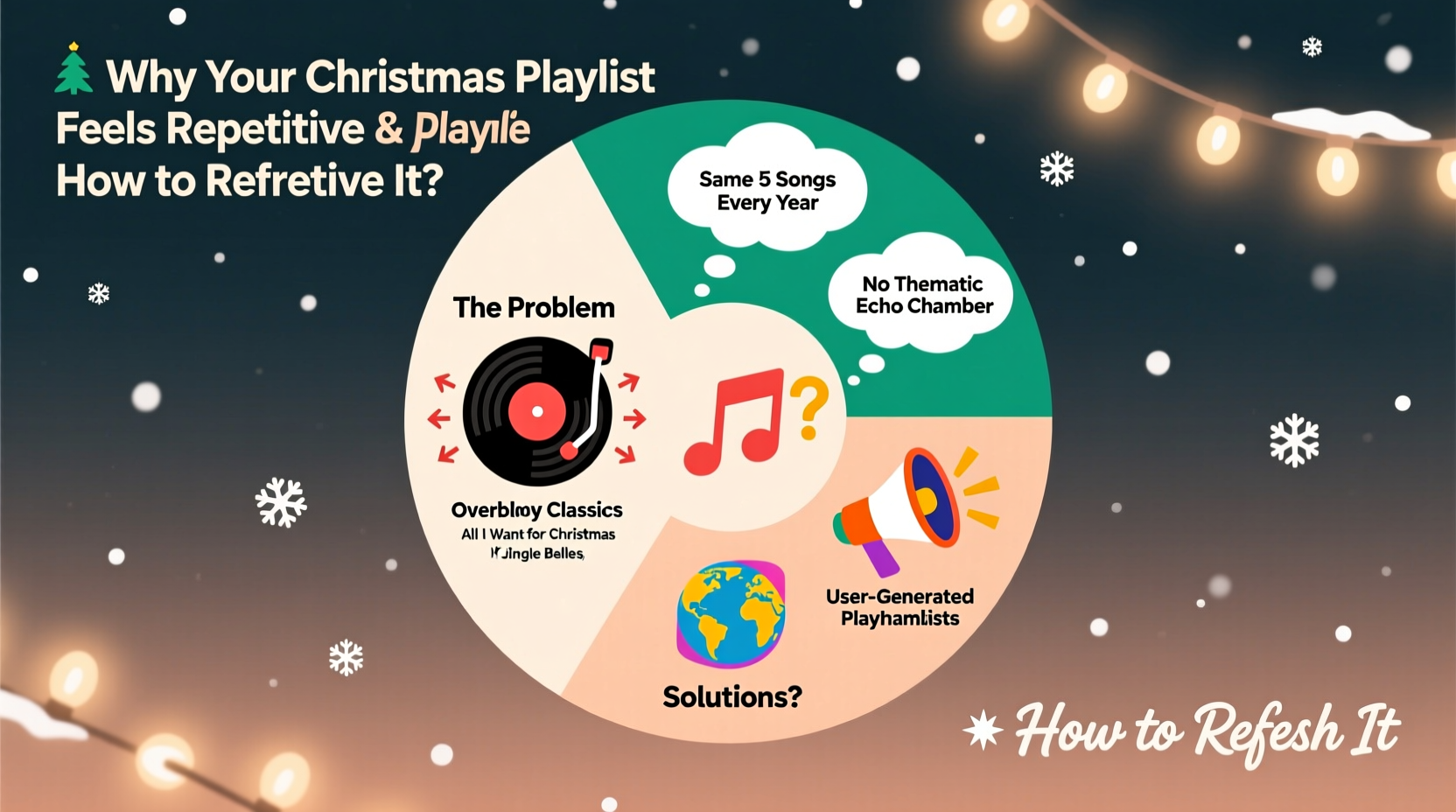 why does my christmas playlist feel repetitive and how to refresh it