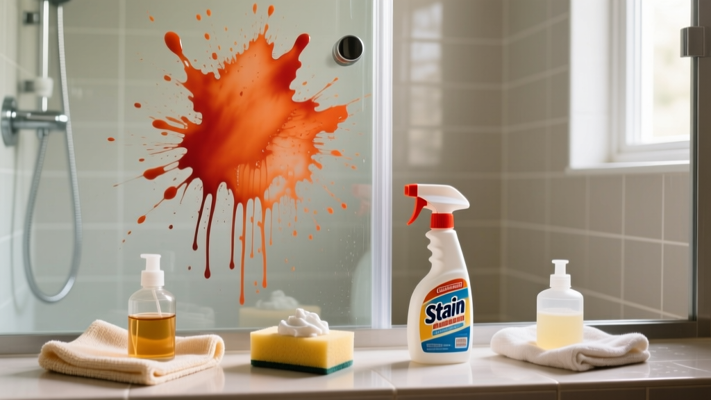 Tested: How to Get Food Coloring Out of Shower Door Fast