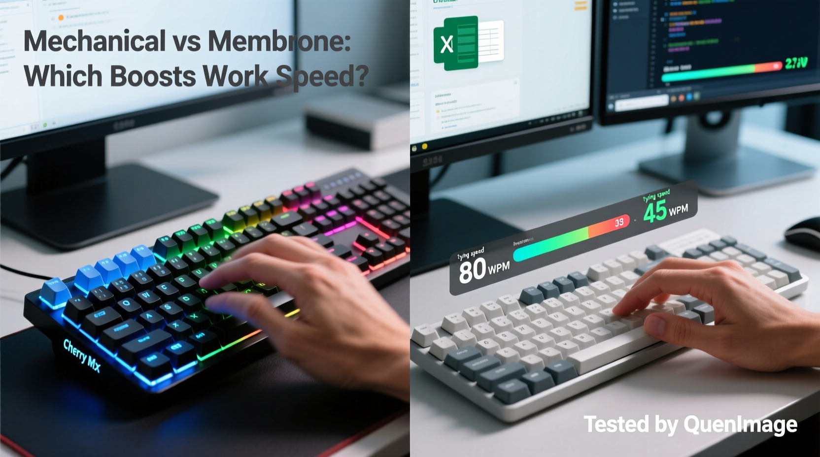 mechanical keyboard vs membrane which typing experience boosts work speed