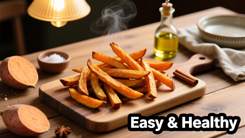 Crispy Homemade Frozen Sweet Potato Fries