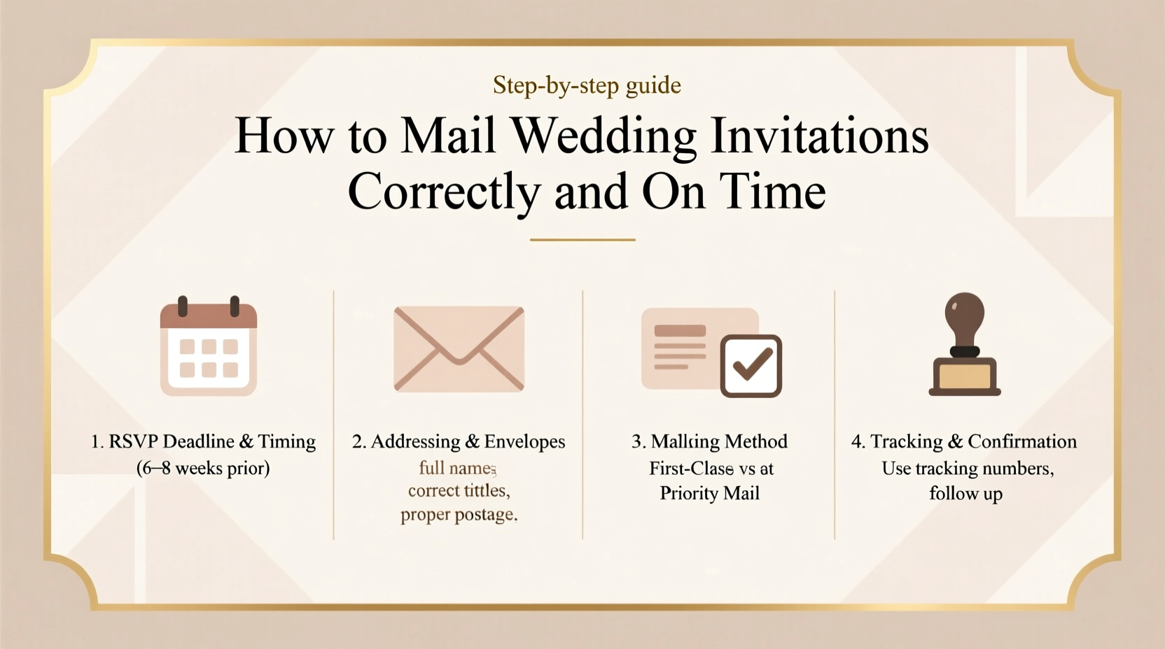 how to mail wedding invitations