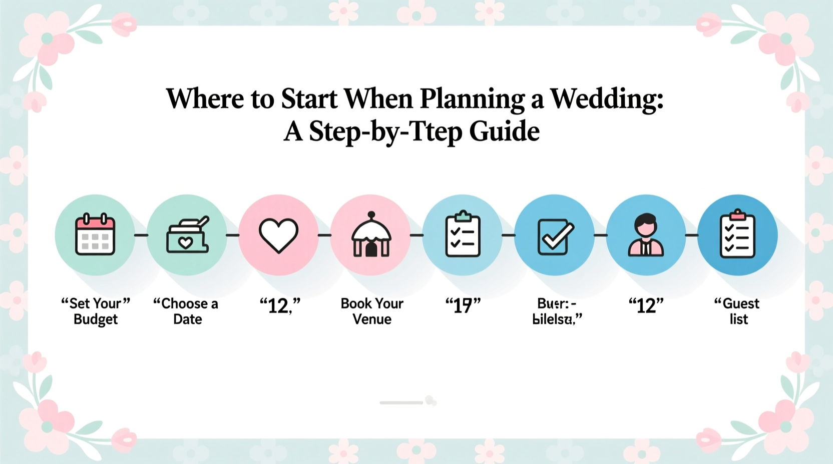 where to start when planning a wedding