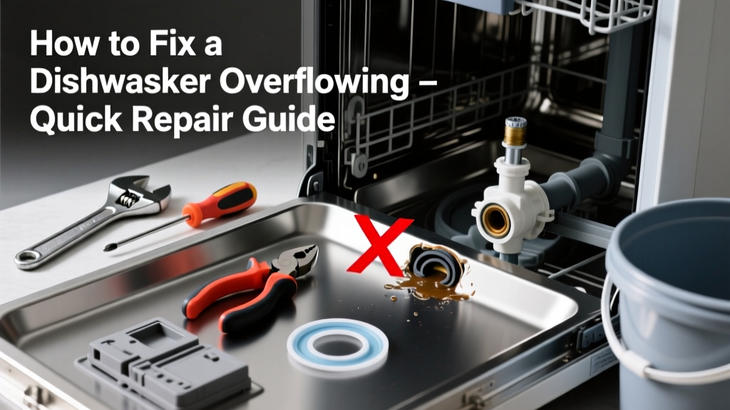 How to Fix a Dishwasher Overflowing: Quick Repair Guide