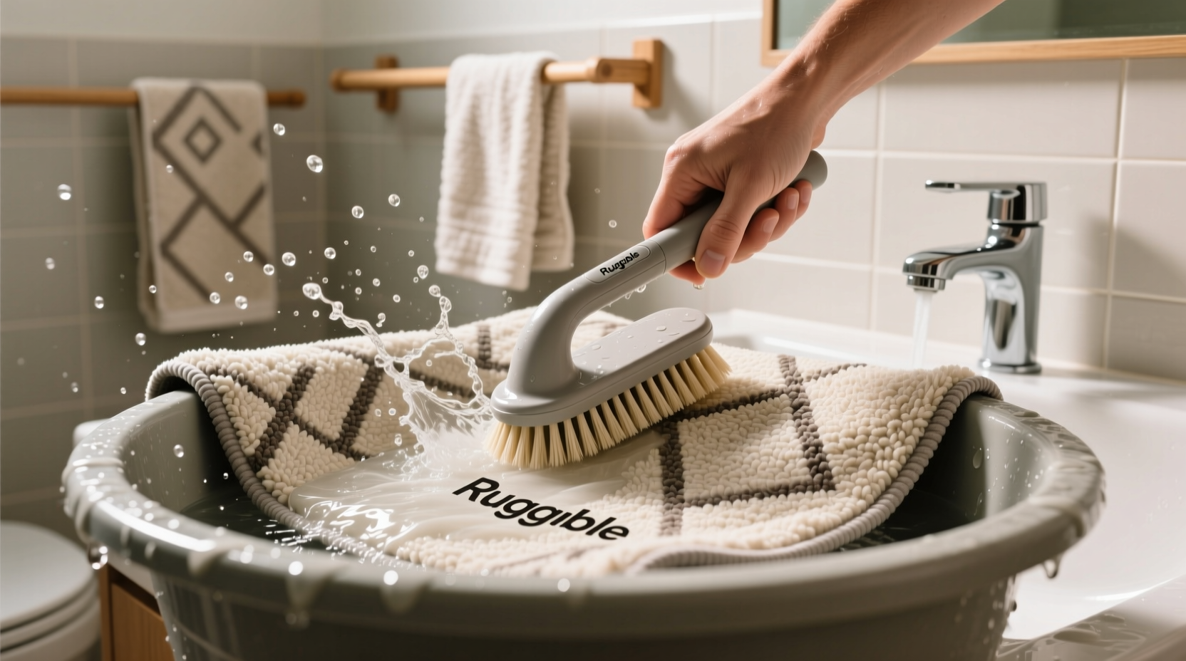 how to wash a ruggable rug