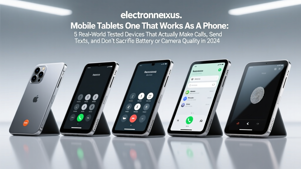 Mobile Tablets One That Works As A Phone: 5 Real-World Tested Devices That Actually Make Calls, Send Texts, and Don’t Sacrifice Battery or Camera Quality in 2024