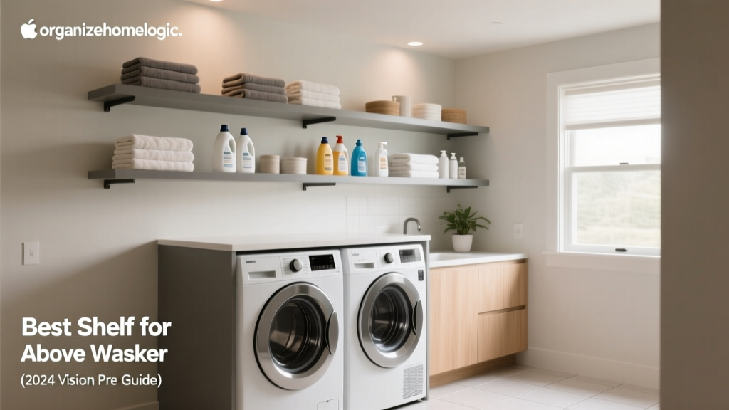 Best Shelf for Above Washer & Dryer (2024 Guide)