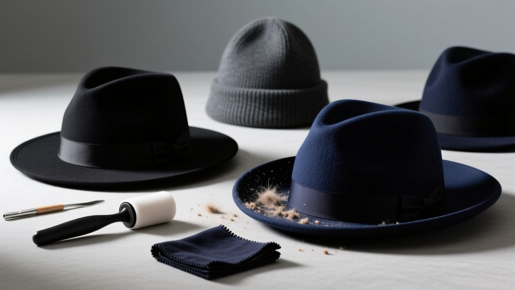 How to Remove Lint & Dust from Dark Hats (Without Damage)
