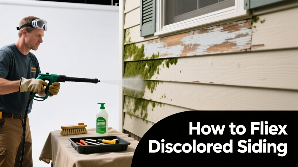 How to Fix Discolored Siding on Your Home Exterior