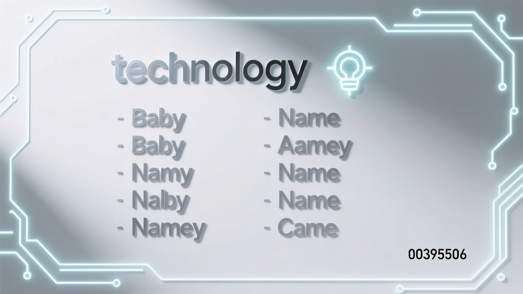 Baby Names That Mean Technology: Linguistic Roots, Cultural Context, and Modern Parenting Considerations