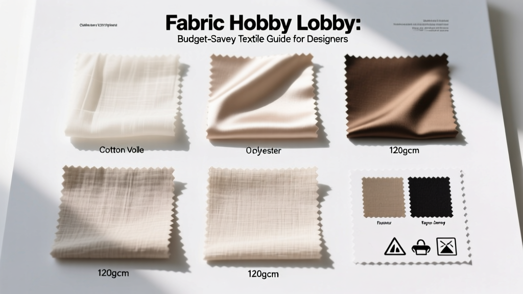 Fabric Hobby Lobby: Budget-Savvy Textile Guide for Designers