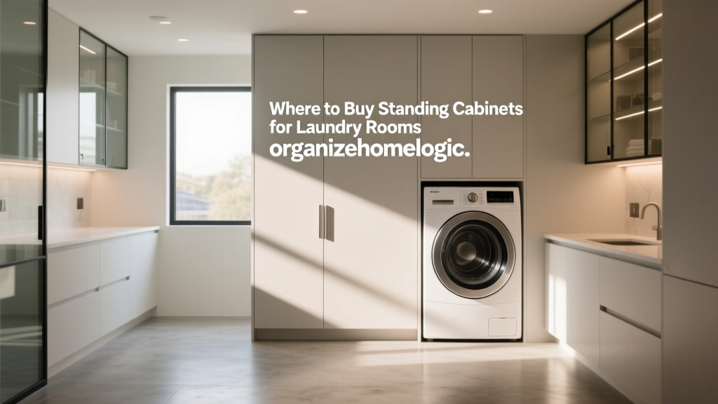 Where to Buy Standing Cabinets for Laundry Rooms