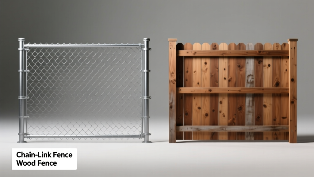 Chain Link Fence vs Wood Fence: Which Is Better?
