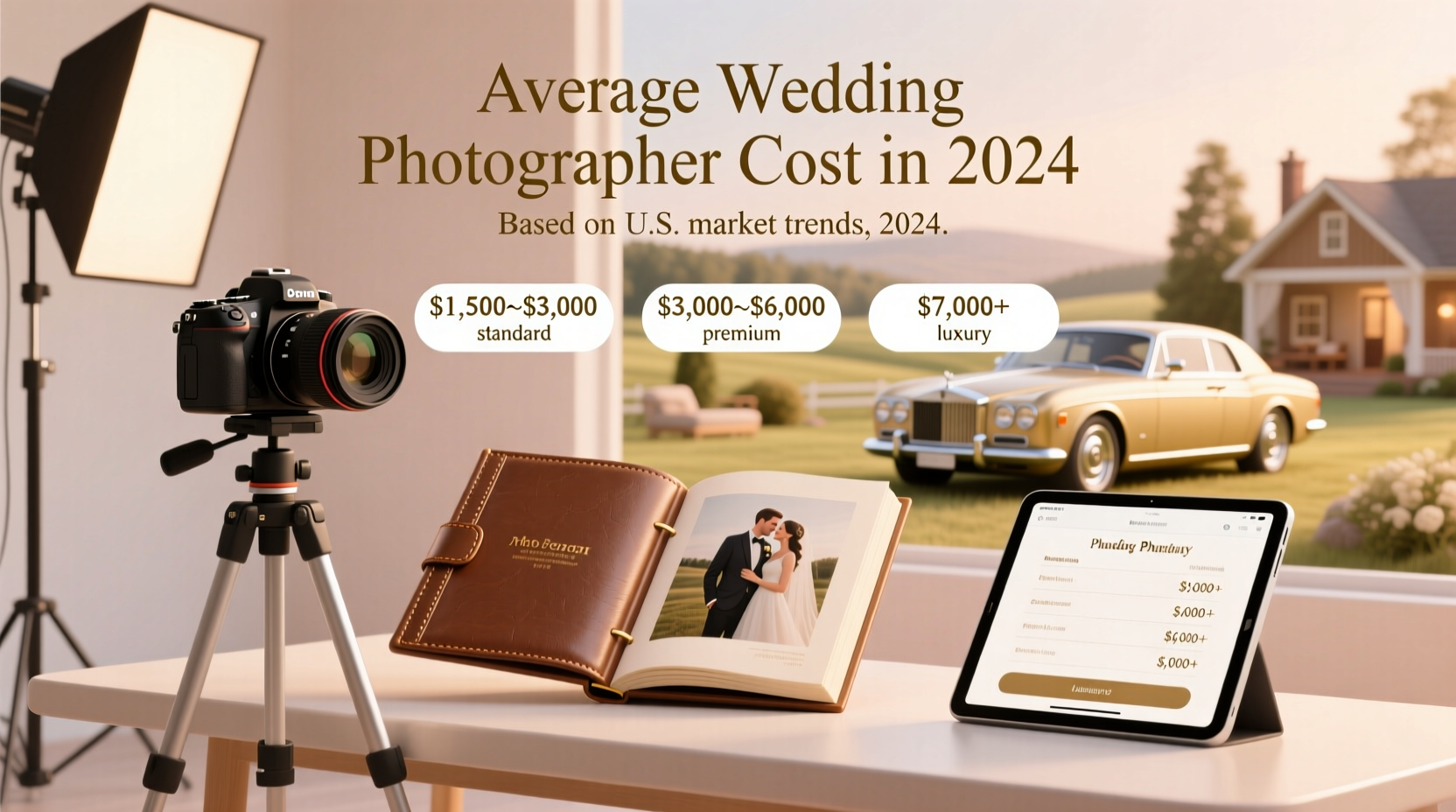 how much does a wedding photographer cost