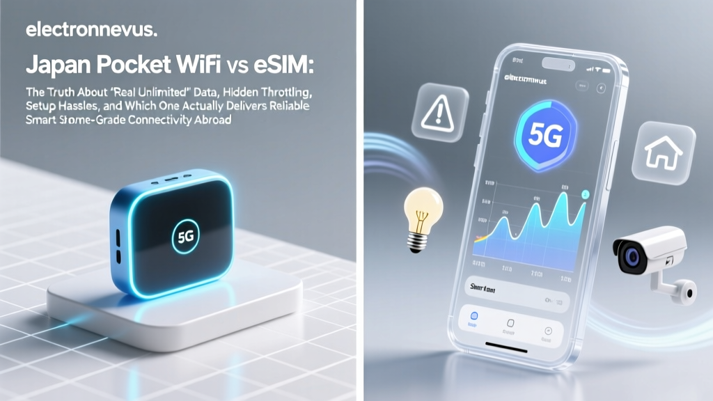Japan Pocket WiFi vs eSIM: The Truth About 'Real Unlimited' Data, Hidden Throttling, Setup Hassles, and Which One Actually Delivers Reliable Smart Home-Grade Connectivity Abroad