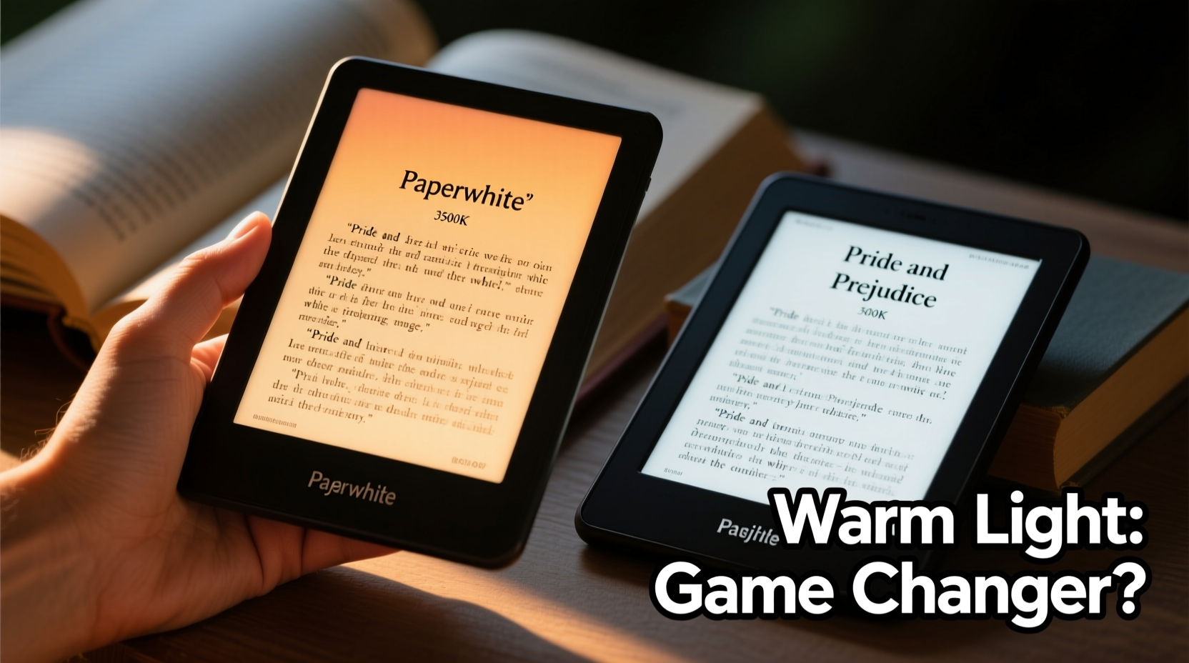kindle paperwhite vs basic model is the warm light feature a game changer