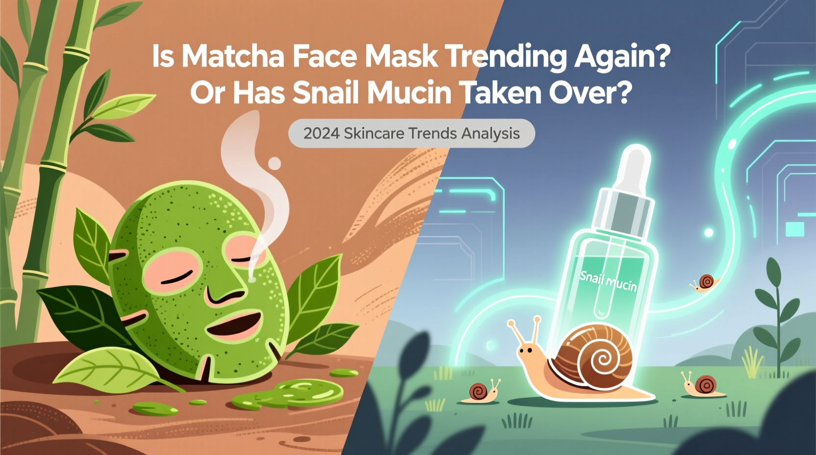 is matcha face mask trending again or has it been replaced by snail mucin