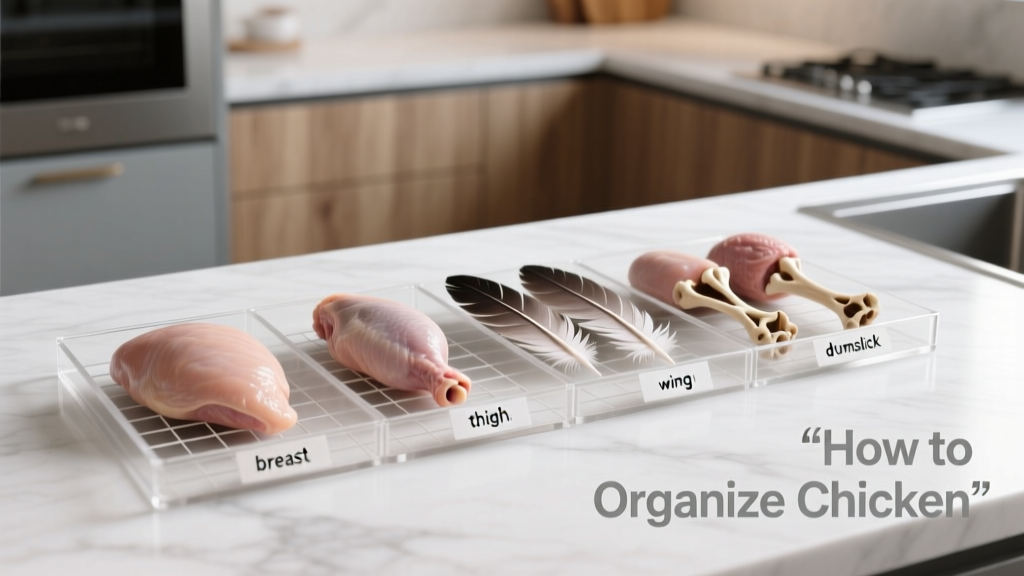 How To Organize Chicken: A Practical, Food-Safe System for Freezer, Fridge, and Pantry Storage