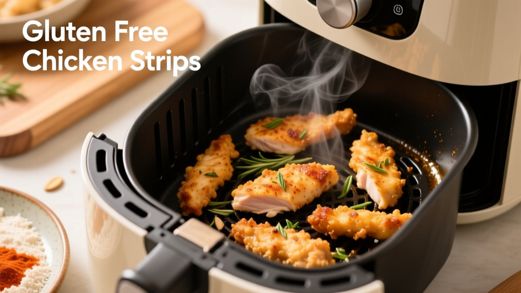 Gluten-Free Air Fryer Chicken Strips (Crispy!)