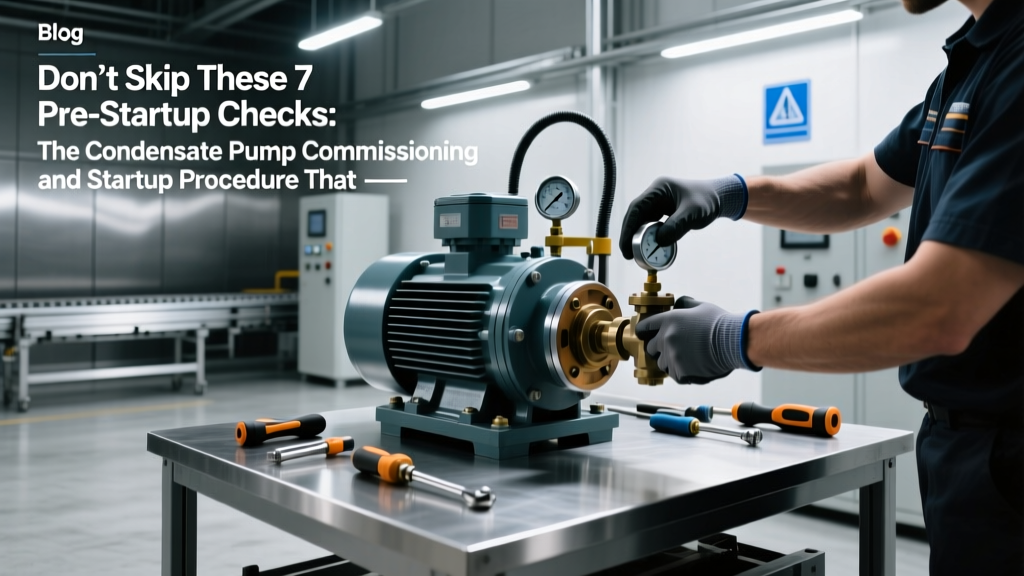 7 Pre-Startup Checks for Condensate Pump Commissioning