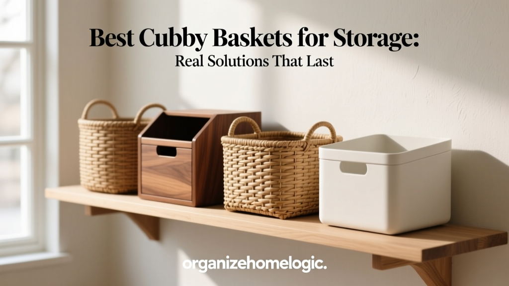 Best Cubby Baskets for Storage: Real Solutions That Last