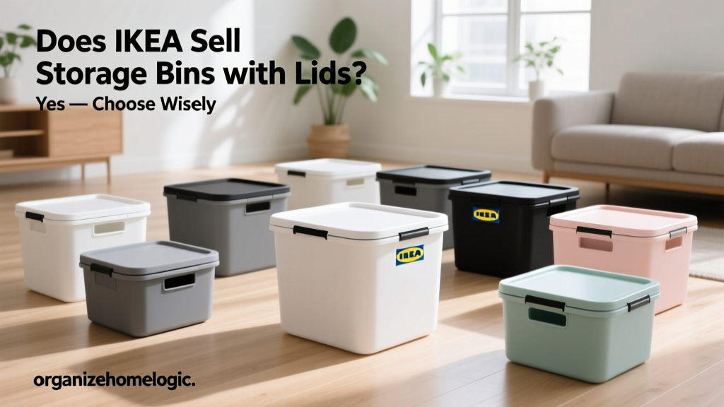 Does IKEA Sell Storage Bins with Lids? Yes — Choose Wisely