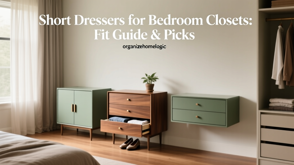 Short Dressers for Bedroom Closets: Fit Guide & Picks
