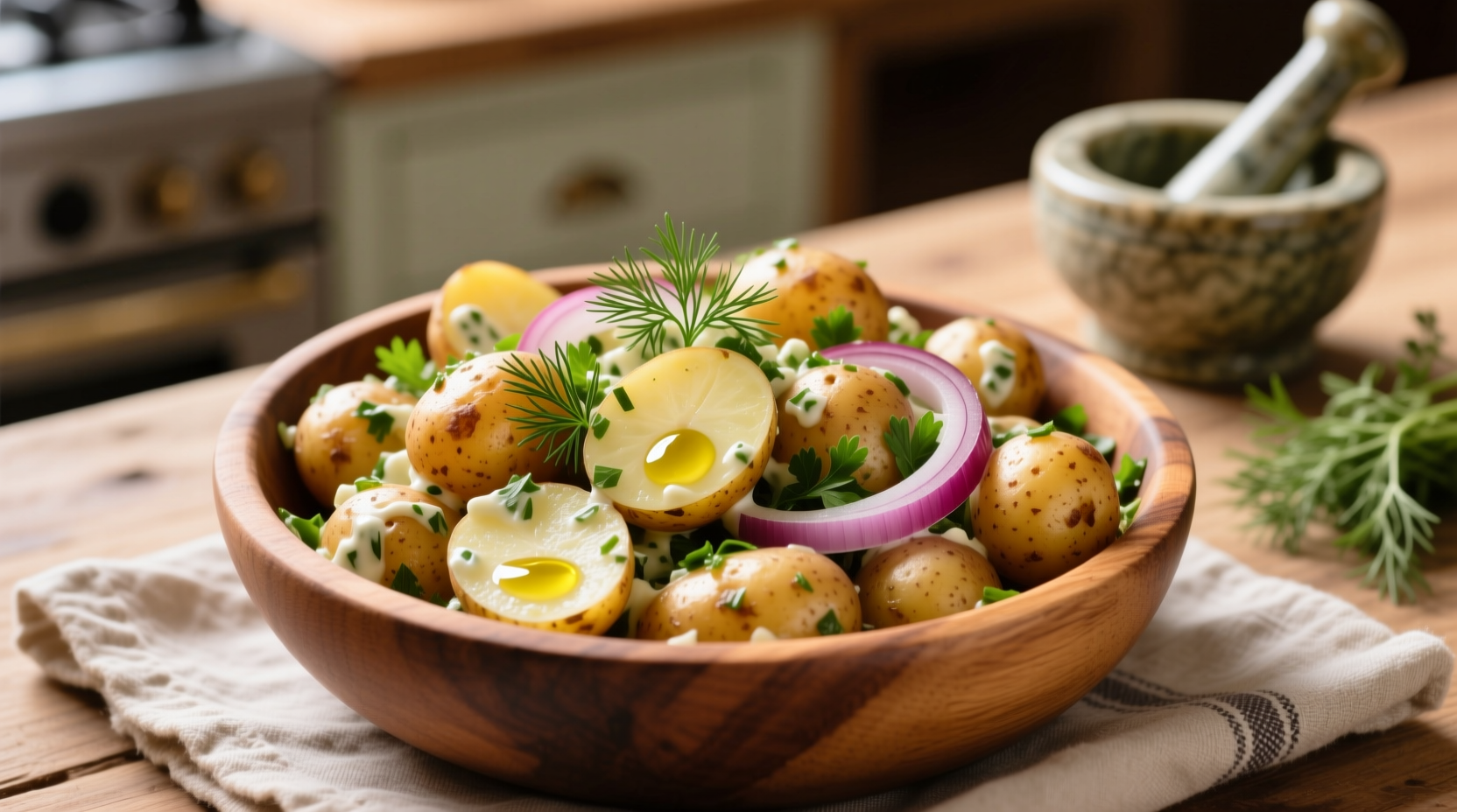 easy fingerling potato salad recipe