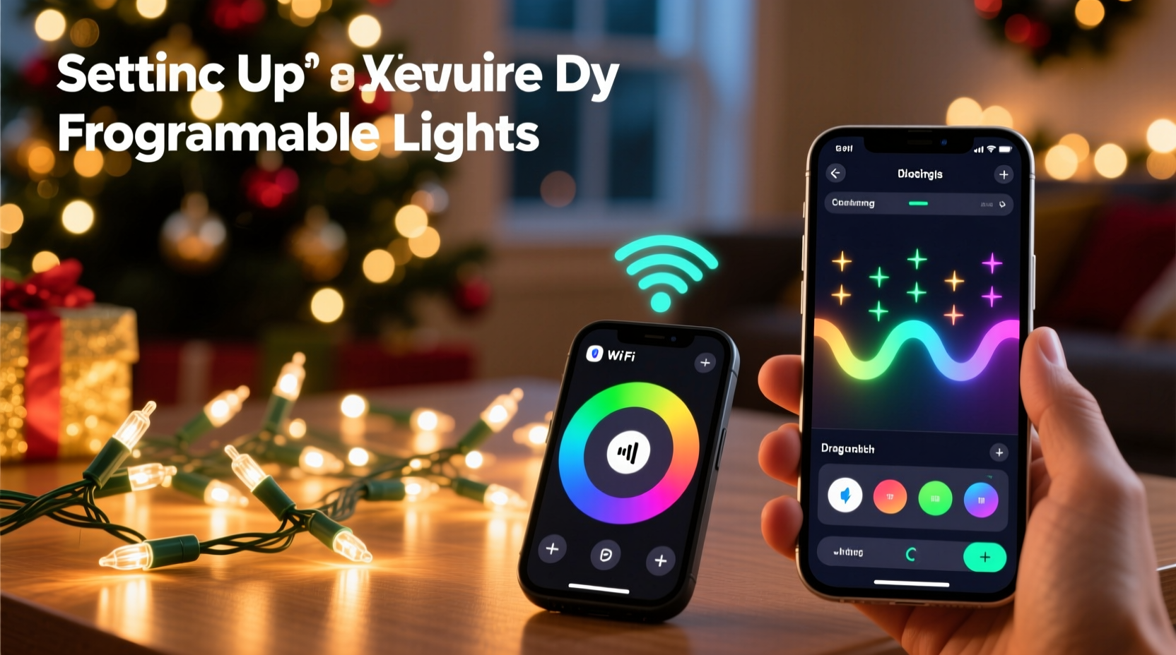 do programmable christmas lights require coding knowledge to set up