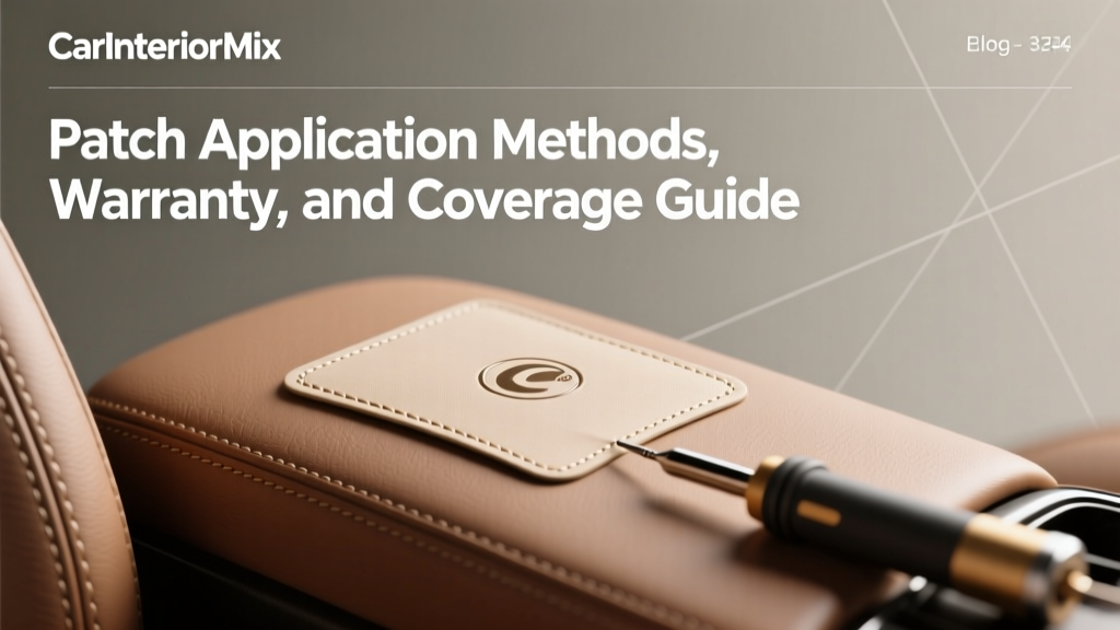 Patch Application Methods: Warranty & Coverage (2026)