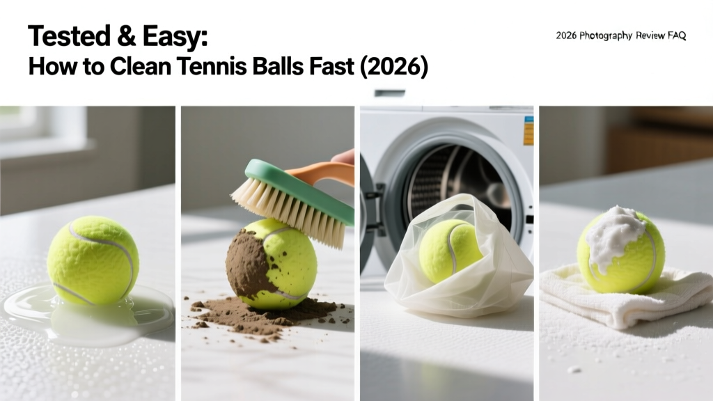 Tested & Easy: How to Clean Tennis Balls Fast (2026)