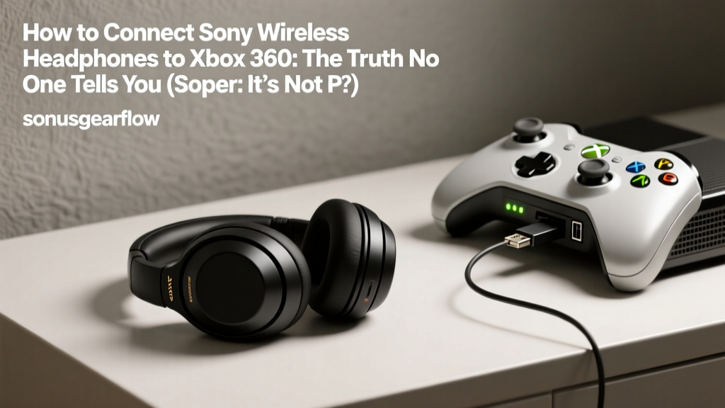 Sony Wireless Headphones to Xbox 360 (2026)