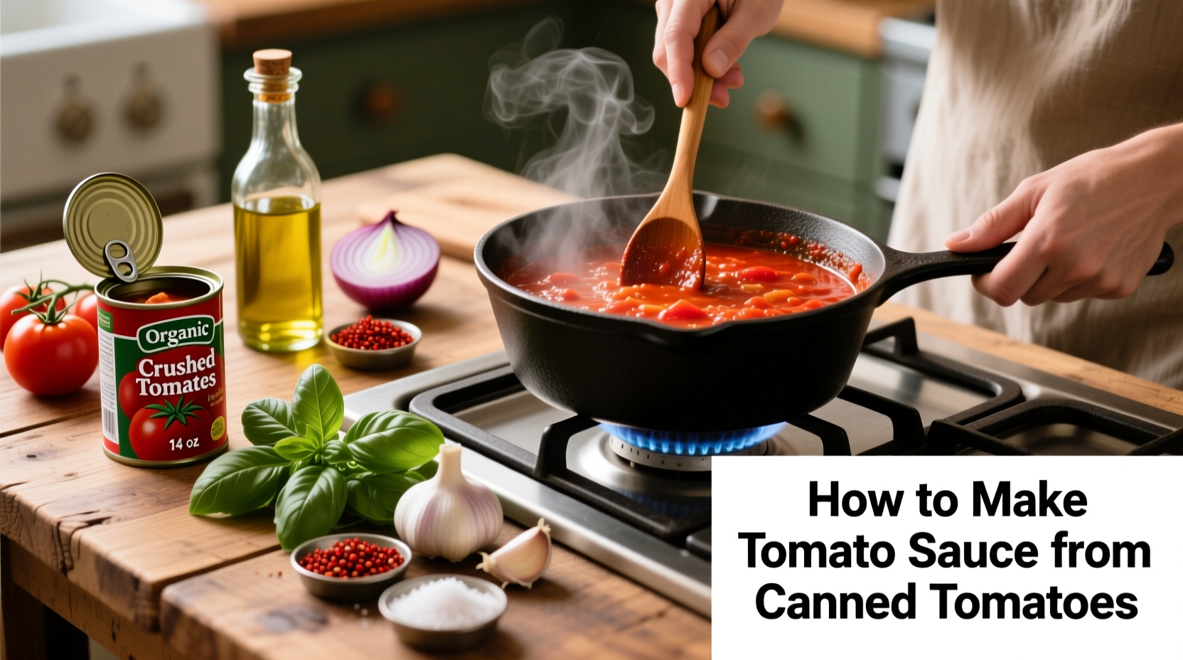 Perfect Tomato Sauce from Canned Tomatoes: 30-Minute Recipe