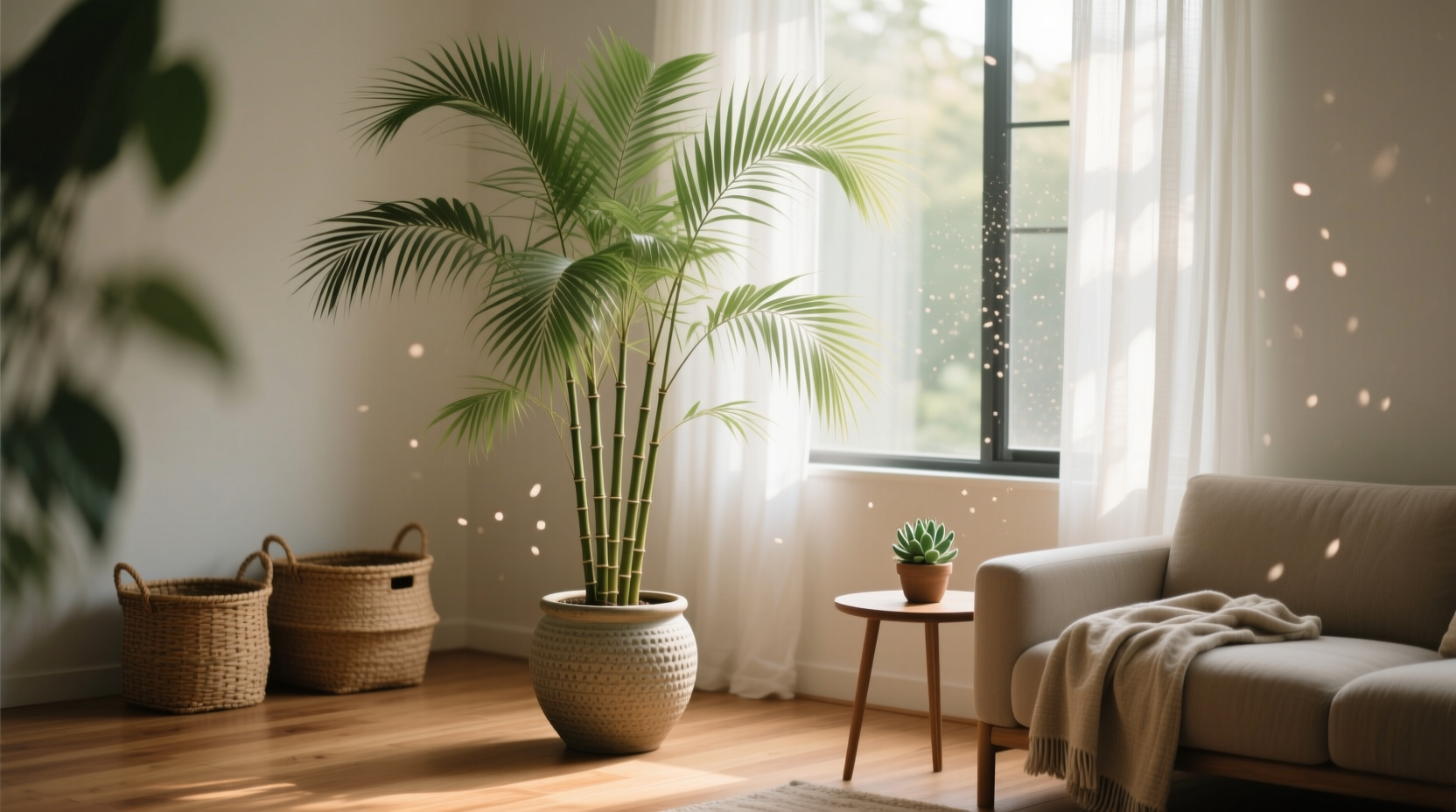 bamboo palm indoor care