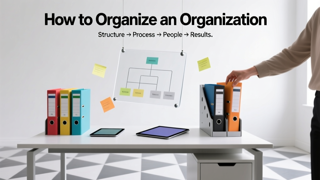 How To Organize Organization: A Practical, Room-by-Room Framework for Sustainable Order