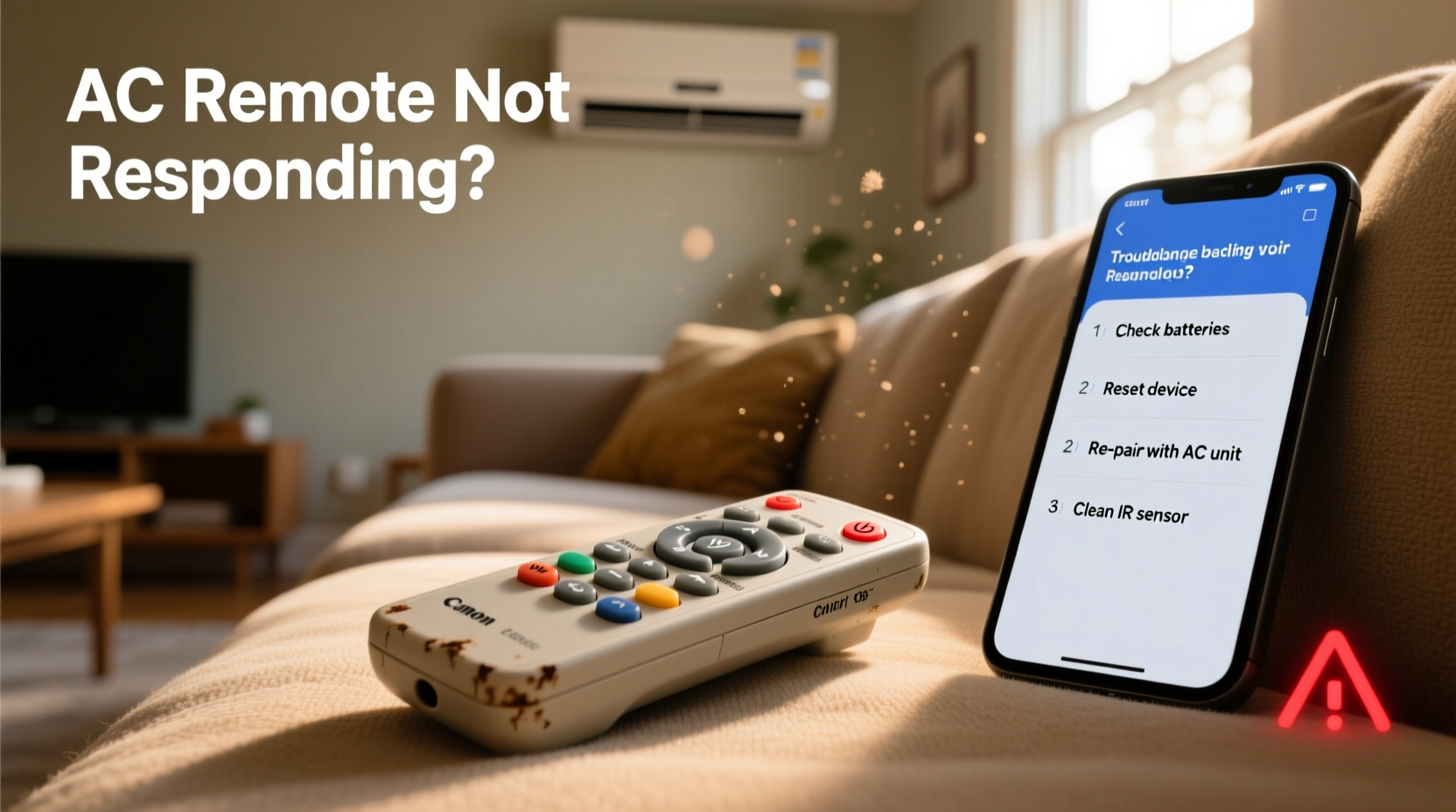 why does my ac remote not respond and quick fixes to try